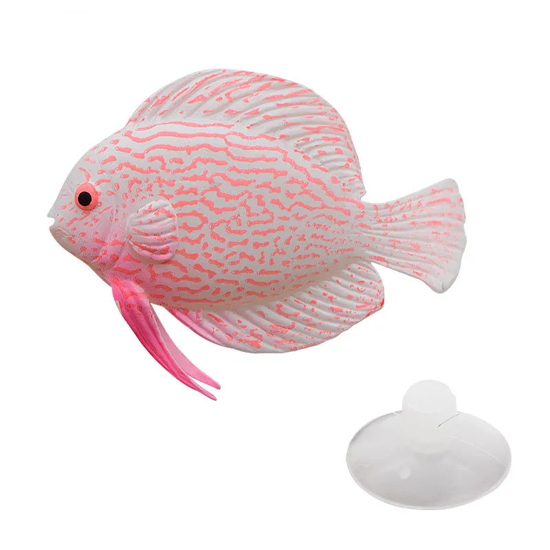 Silicone Artificial Fish Aquatic Landscape Night Luminous Fish Glow In Dark Underwater Tank Decor Aquarium Accessories fish tank ornaments fish tank decorations aquarium ornaments mini landscape ornaments