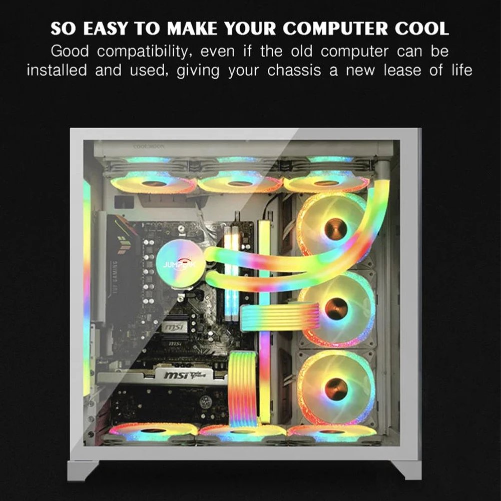 ARGB ����ȭ PC ���̺�, �������� ���� �ͽ��ټ� ���̺�, ������ LED ��Ʈ�� ����Ʈ, DIY ŰƮ, ���� ī��, 8 ��, 6 �� ���̺�, 5V, 3 ��, 8 ��, 24 ��