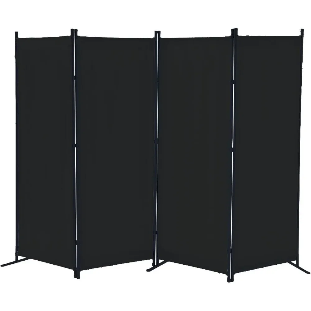 Panel Privacy Screen Portable Screen Steel Frame with Hook&Loop for Home Office Classroom Studio