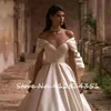 Robe De Mariage Off the Shoulder Ball Gown Wedding Dresses with Big Bow Vintage Vestidos Novia Backless Luxury Trouwjurk 4