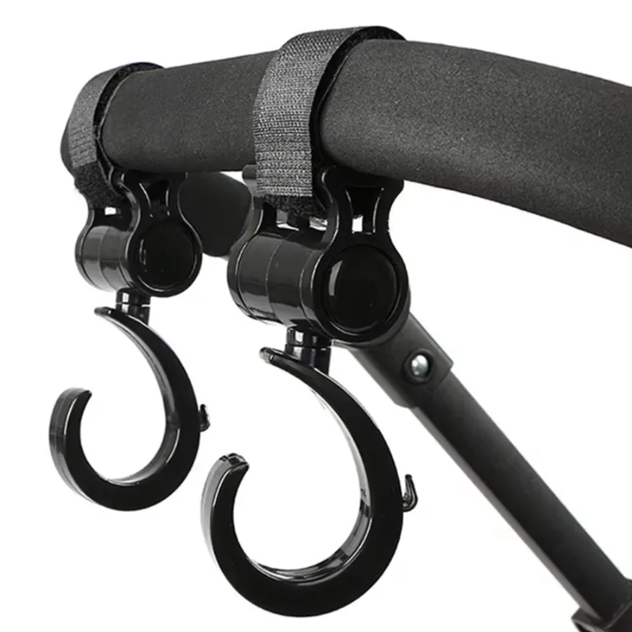 Stroller Accessories Stroller Hooks 1/2PCS Pram Hook Multifunctional Shopping Cart Car Seats Hooks 360 Degree Rotating Hanger Baby Stroller Accessories