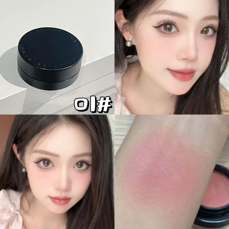 HERORANGE cotton gauze mist powder blusher cream with makeup and natural nude makeup girl matte potato mud rouge cream 2