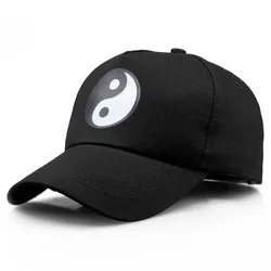 Dad Hat 100% Cotton Swimming Yin and Yang Gossip Embroidered Hat Snapback Baseball Cap For Men And Women