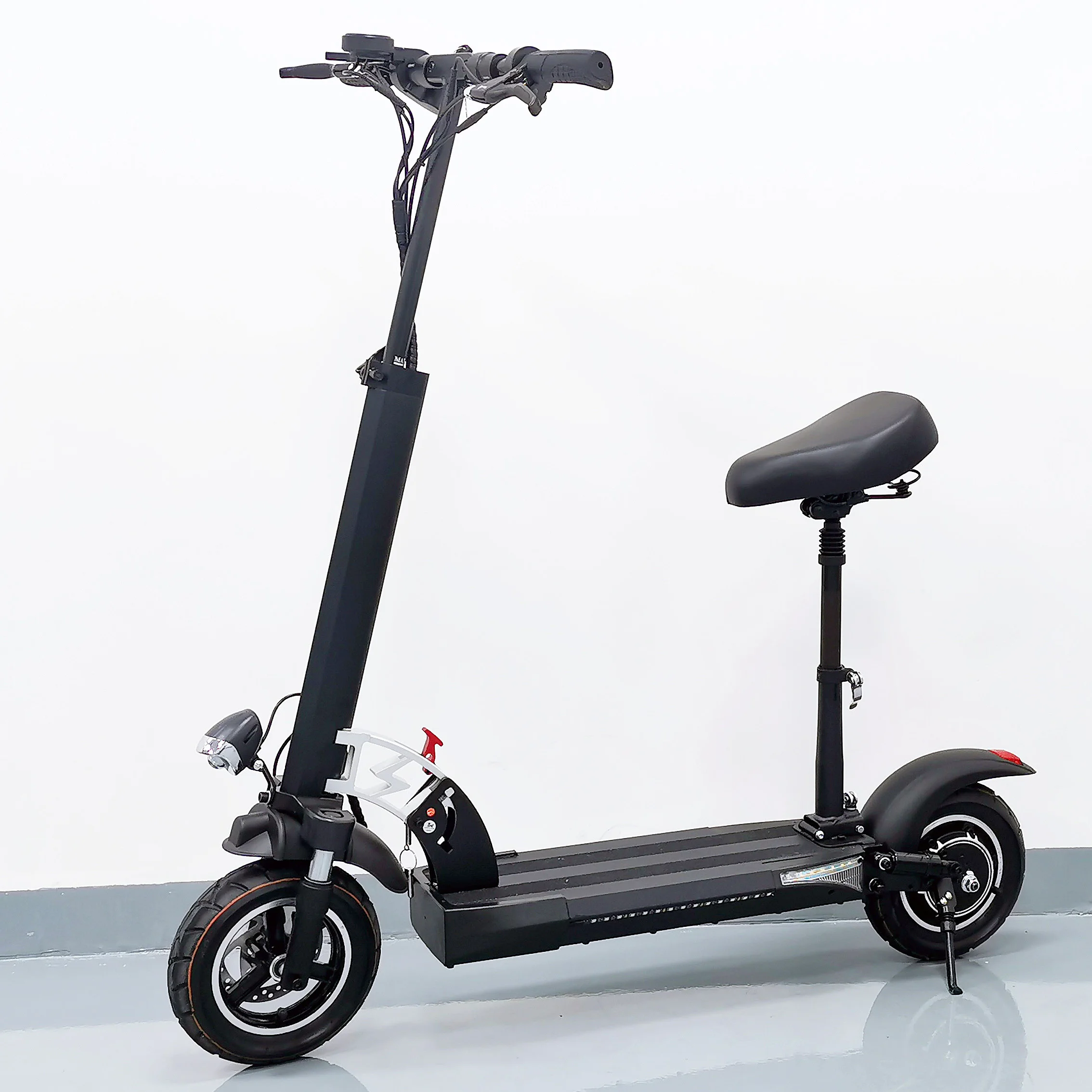 

USA Free Shipping 48V 15AH 800W Eletric Scooter Fold High Speed 45-50KM/H Long Range 50-60KM 10 Inch Adult Escooter With Seat