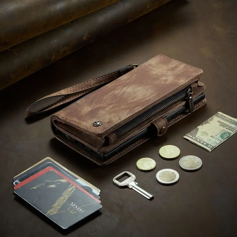 Purse Wristlet Phone case For Samsung Galaxy M A 12 13 14 20 30 32 33 34 50 51 52 53 54 70 71 72 s 4g 5g Luxury Leather bags