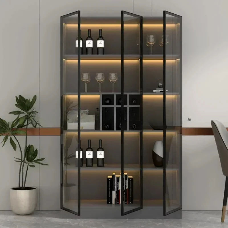 Mobili Per Vino Da Soggiorno In Vetro Espositore Da Parete Per Cucina Armadi Per Vino Domestici Scaffali Per Liquori Mobili Da Ristorante