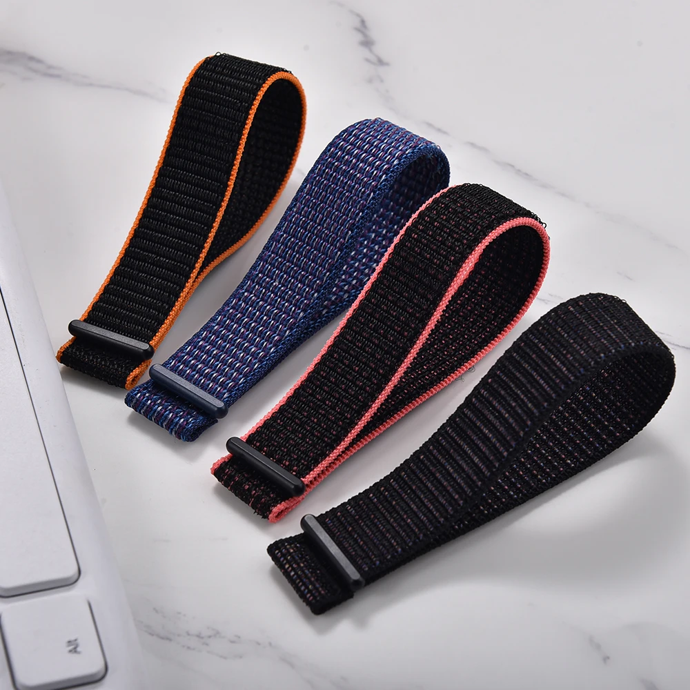 Enhanced Elastic Nylon Watch Band - Adjustable Lightweight & Sweatproof Unisex Strap