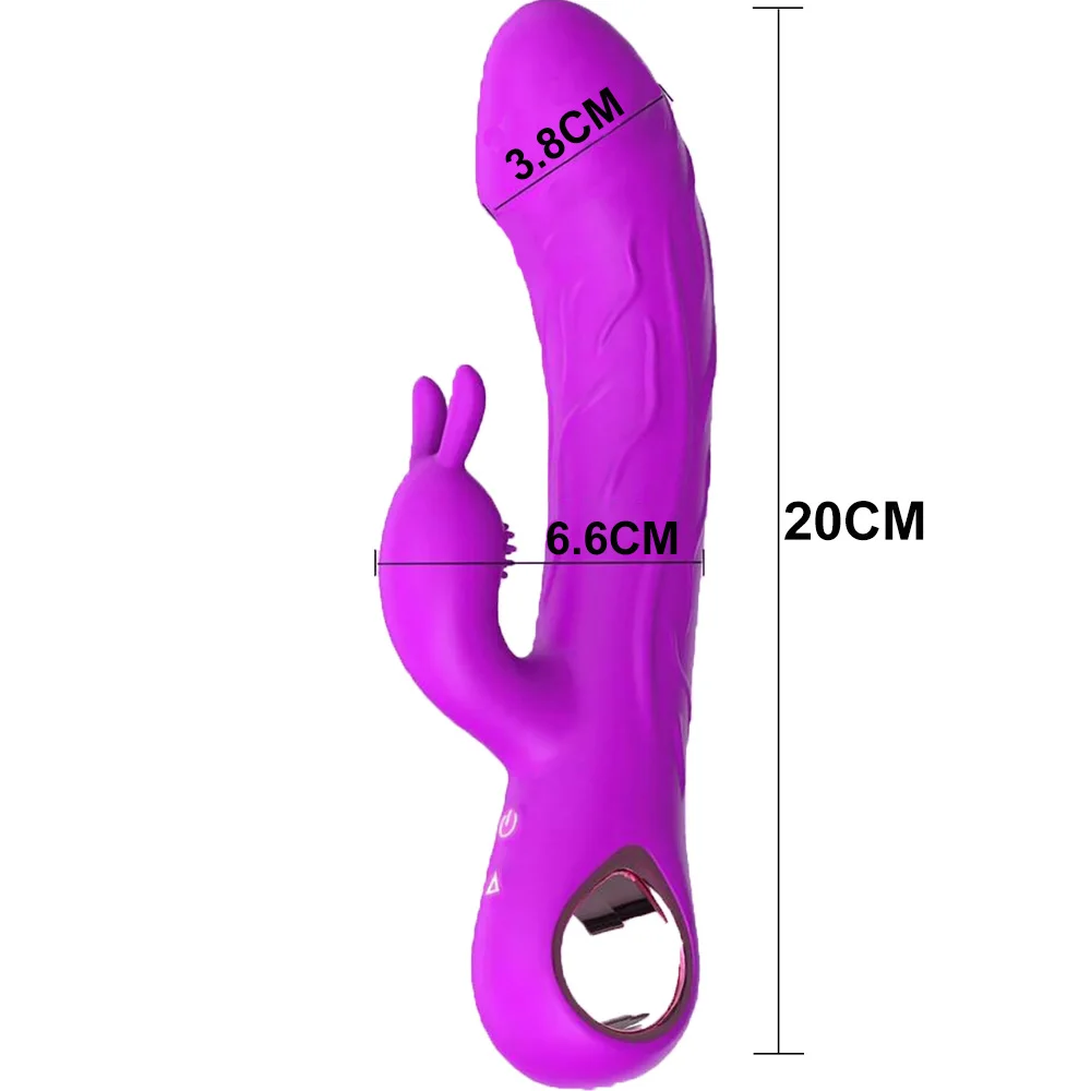 Rabbit Vibrator for Women Powerful G Spot Female Clitoris Stimulator Rechargeable Vibrating Silent G-Spot Silicone Sex Toy Shop
