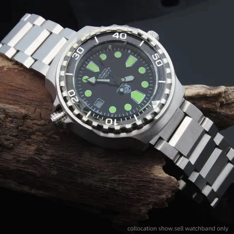 Per Breitling Hamilton Citizen Huawei Seiko Men Watch Chain 18 20Mm 22Mm 24Mm Matte Solid Metal Safety / Butterfly Buckle Strap