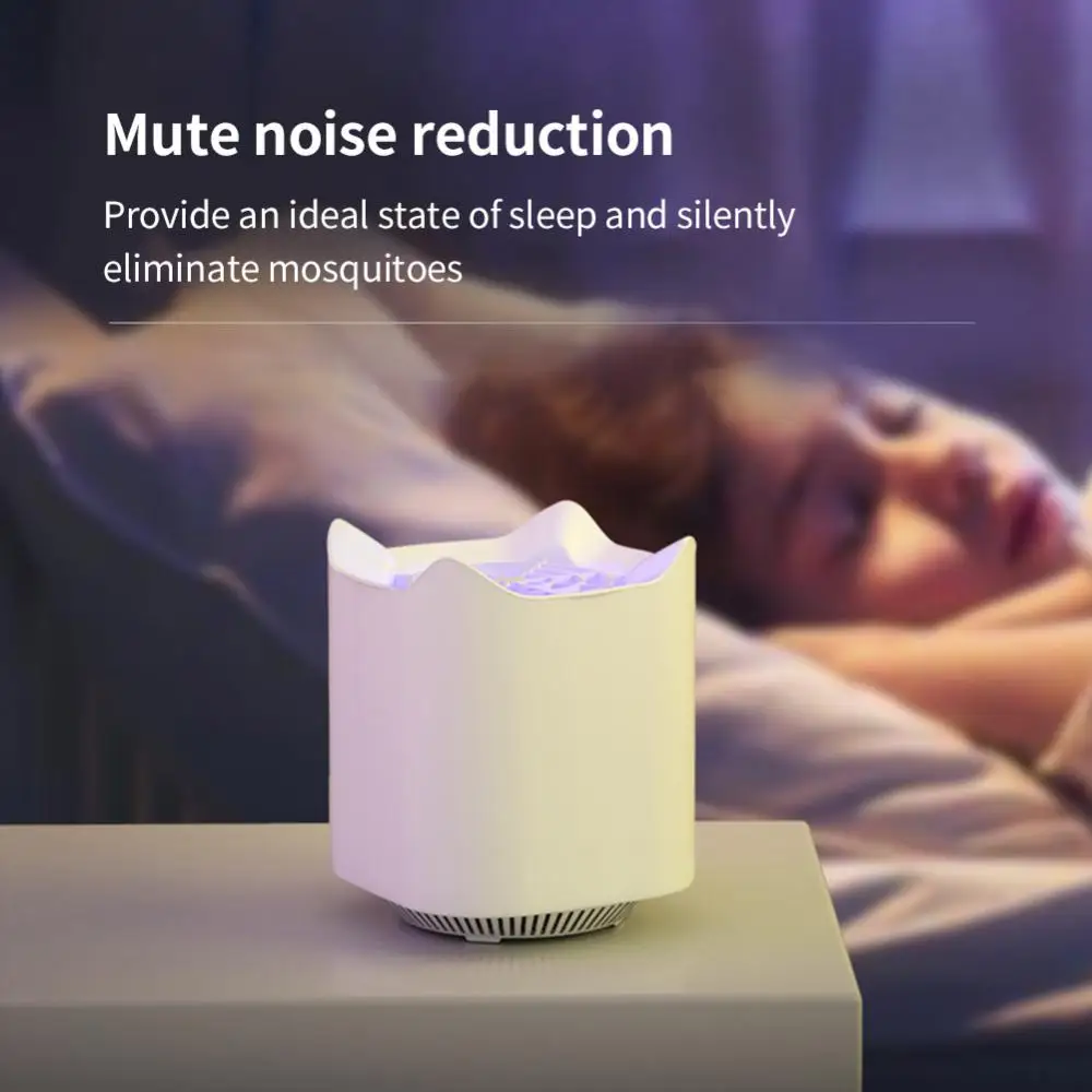 360 ° No Dead Angle Zapper Ricarica Usb Mosquito Killer Eco-Friendly Home Facile Da Pulire Lampada Insetticida Raggi Ultravioletti