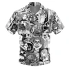 Horror Manga Junji Lto Button Up HawaiianShirtFashion Trend Breathable Loose Versatile Casual Sports Summer Men 1
