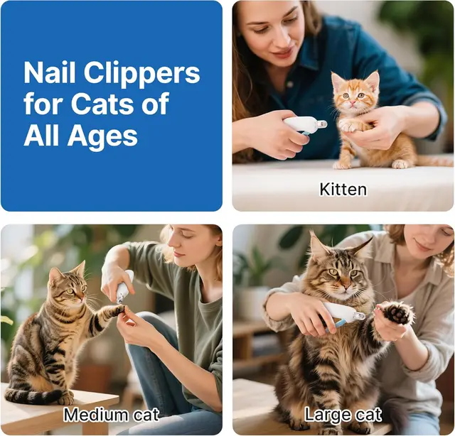 Pet Nail Clippers with Safety Guard