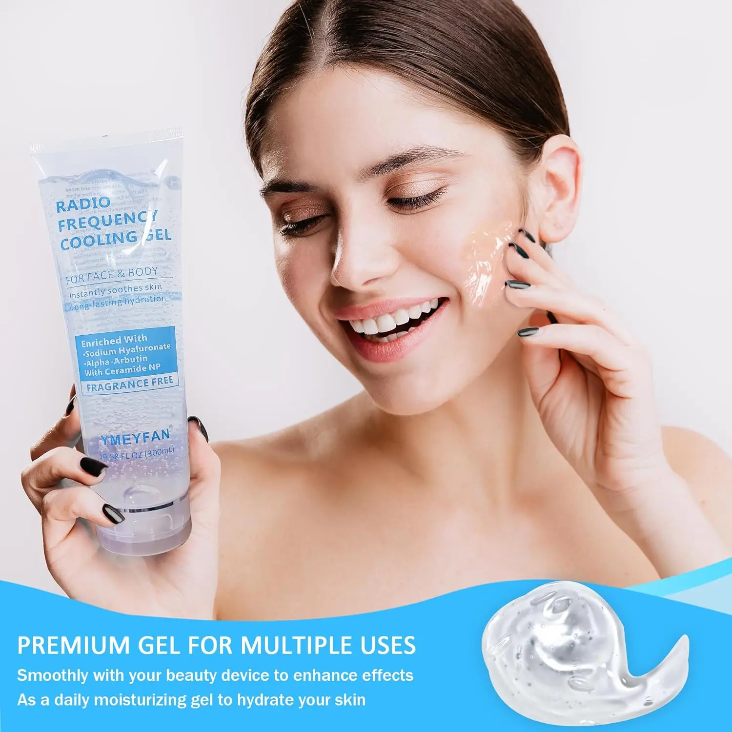 Conductive gel pro microcurrent zařízení pro tělo sochařské hyaluronic kyselina rádio frekvence gel pro použít s RF pleťový stroj