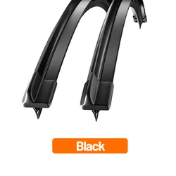 Premium Carbon Fiber Front Windshield Wiper Blades - Set of 2 - HiAce H300 2019 - 2023 (Black)