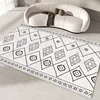 Modern Simple Household Mat Living Room Large Size Luxury Carpet Non-slip Bedroom Bedside Bay Window Rug Washable Kitchen Rug 2
