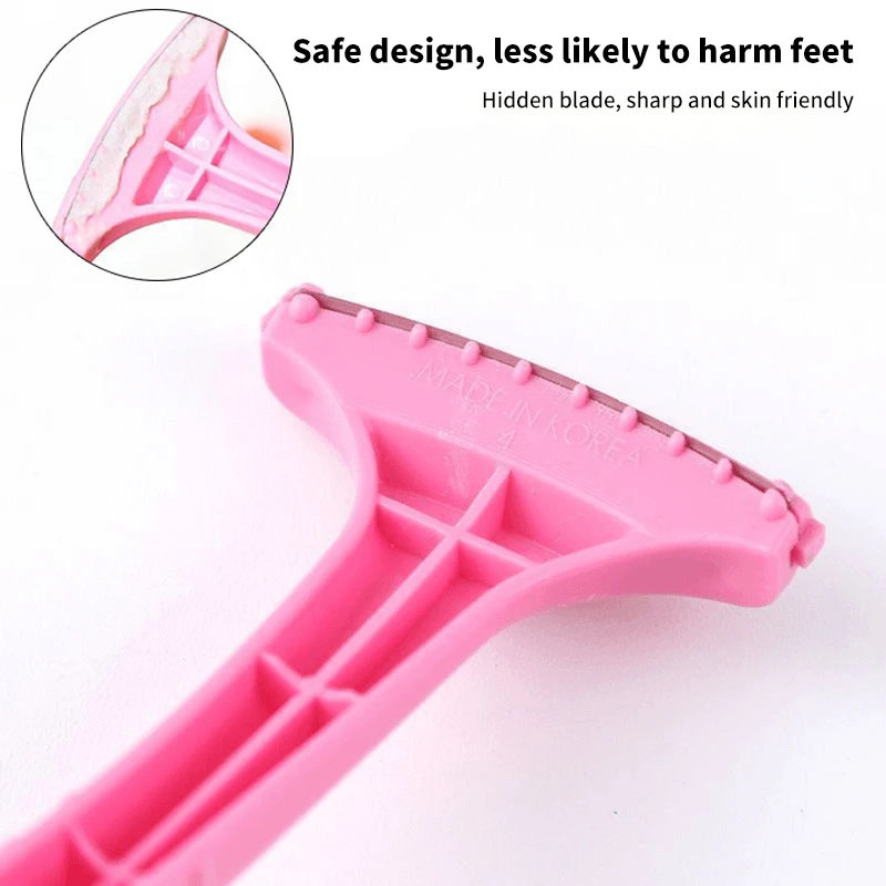 Professional Handle Dead Skin Calluses Removal Scraper Feet Care Nursing Plastic Portable Pedicure Massage Tool Beauty-health dead skin scraper