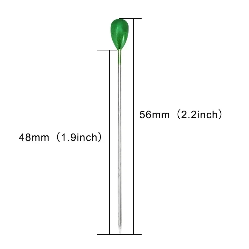 Sewing Pins 50/80/100Pcs Long Pearl Head Pear Shaped Straight Pin