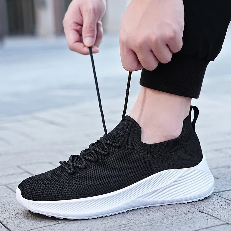 Men Casual Shoes Flying Couple 2024 Outdoor Sport Sneakers for Mens Man Walking Driving Fitness Lovers Footwear Zapatillas