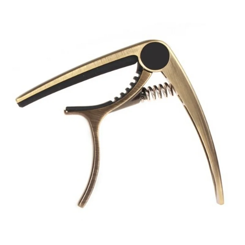 

Capo10 Acoustic Electric Guitar Quick Change Trigger Capo Clamp Bronze