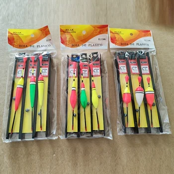 Set galleggiante da pesca per principianti da 3 pezzi - Bobber Rig per acque poco profonde con galleggianti verticali