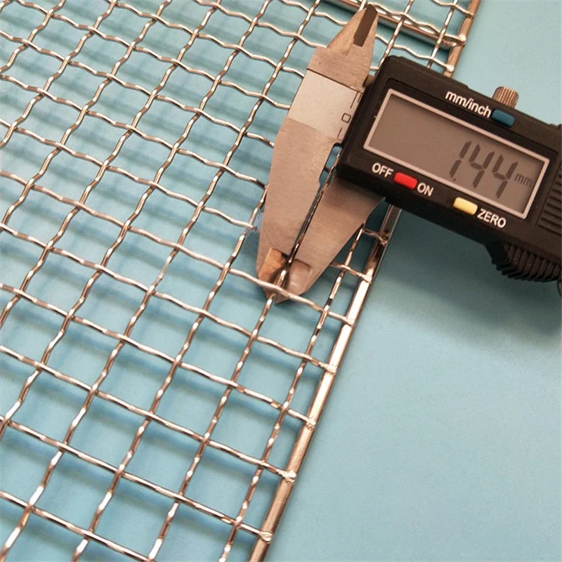 304 Stainless Steel rectangular BBQ Grill barbecue mesh barbecue net tools net bbq grill non-stick BBQ Mat Grid smoker accessories grill replacement parts