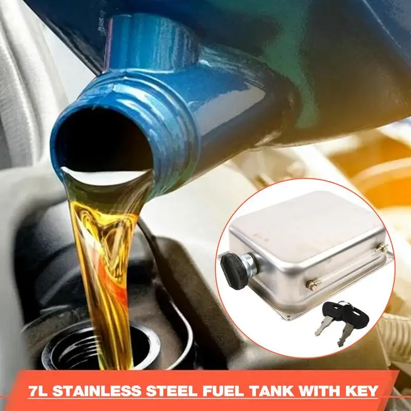 Transfer Petrol Tank 7L Portable Can Replacement Durable Assembly Universal  Fitment Anti Rust Automotive Replacement For Truck - AliExpress