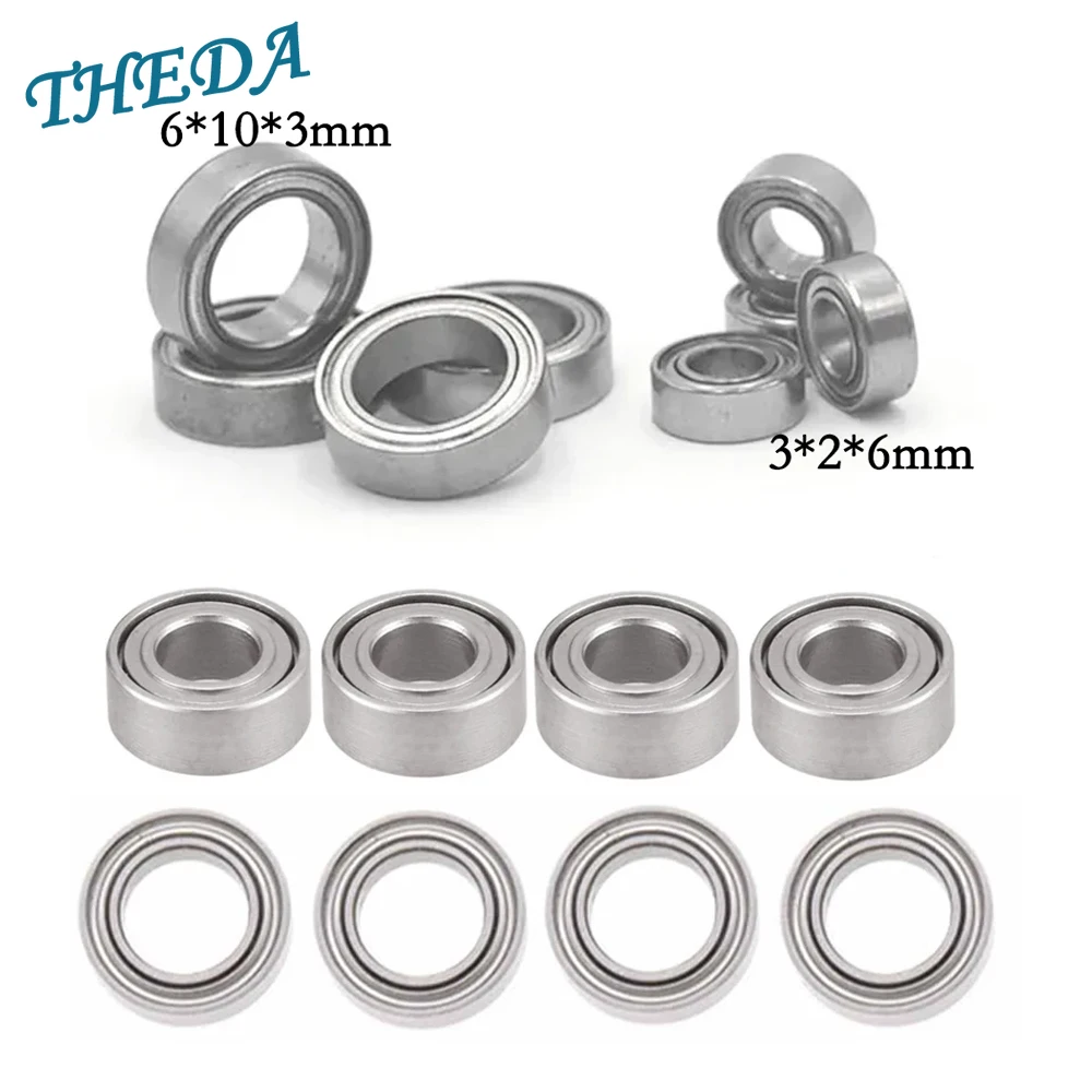 

Стальной подшипник 3x6x2 мм 6x10x3 мм мостовые подшипники для WPL C14 C24 C34 C44 MN D90 MN-90 MN99S Запчасти для радиоуправляемых автомобилей обновленные аксессуары