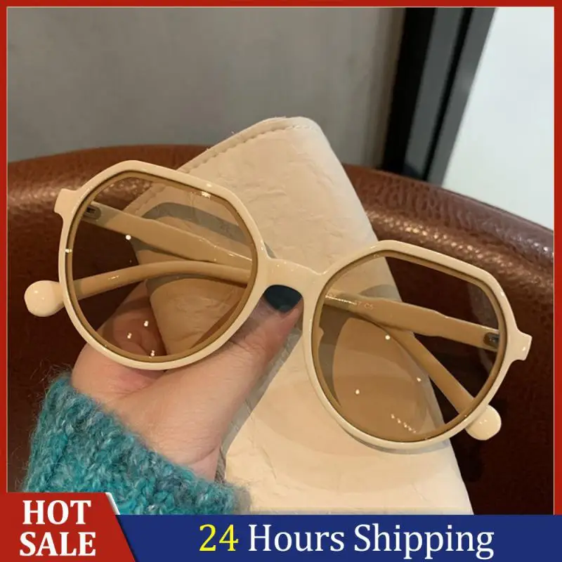 

10pcs Fashion Sunglasses Women Men Cycling Eyewear Round Frame Oculos De Sol Simple Driving Travel Shades Goggle Sun Glasses