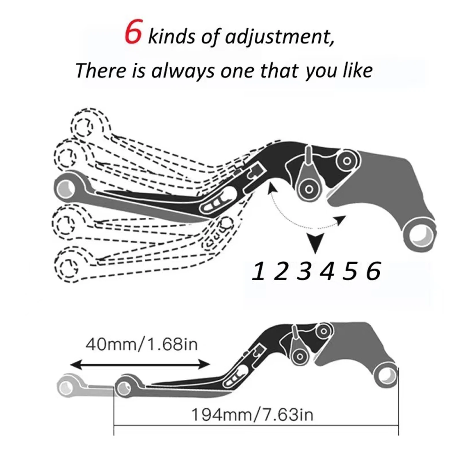PENTRU MT-10 MT10 MT 10 SP Piese noi pentru motociclete CNC Manete de ambreiaj de frână retractabilă reglabilă cu 6 trepte_voghion.com