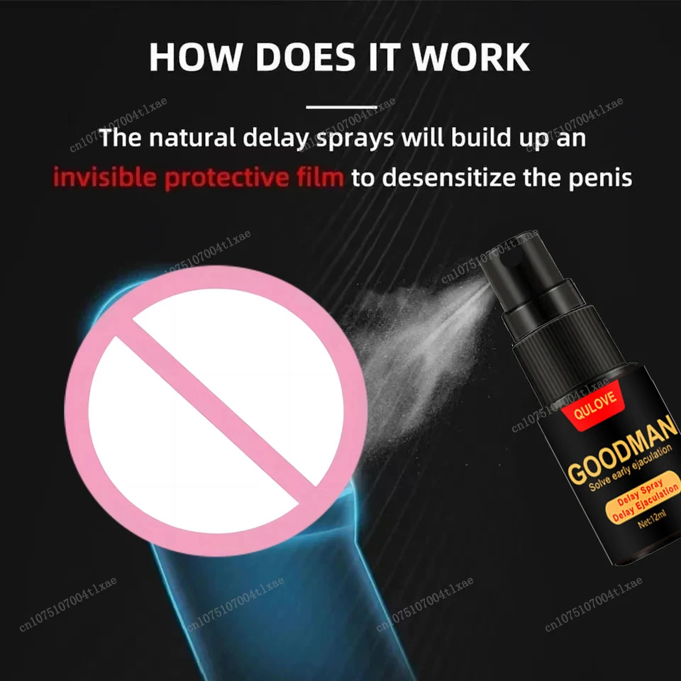 Male Sex Delay Spray Long Lasting 60 Minutes Spray Prevents Premature Ejaculation Intense Product delay time spray penile delay spray