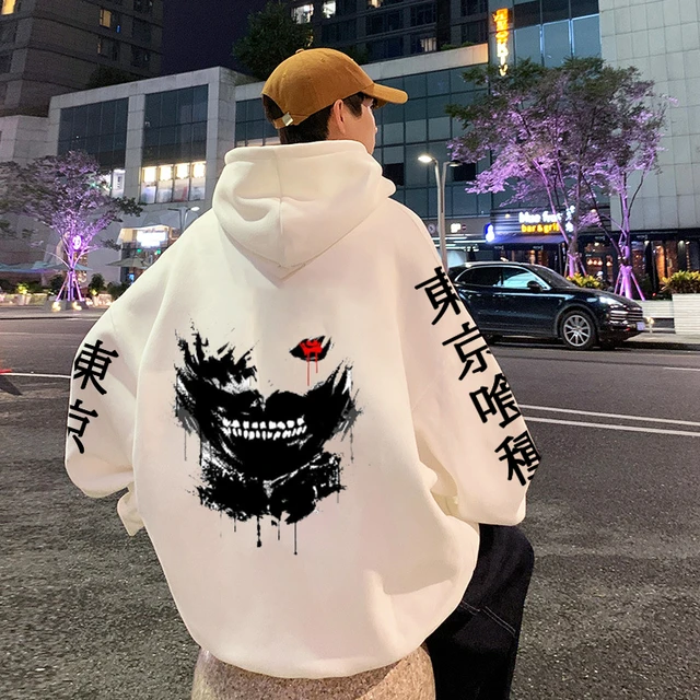 Anime Hoodie Tokyo Ghoul Kenaki Hoodies Men Women Casual Loose Print  Pullover Harajuku Streetwear Men's Clothing - AliExpress