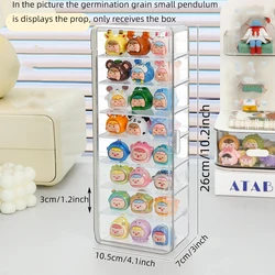 Multi - Layer Dust - Proof Display and Storage Box with Adorable Surprise Feature (Flip 8 boxes)