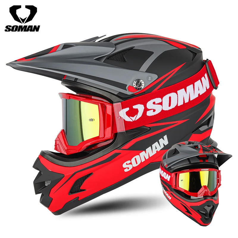 SOMAN ũν , ε ATV Ʈ ũ, ٿ MTB DH ̽ Capacetes ECE ,  , ǰ