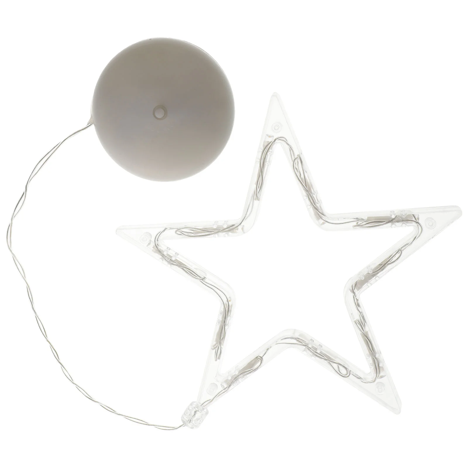 

10 LED Christmas Lights Hanging Window Light with Suction Cup Operated Window Hanging Decor for Indoor Lighting Xmas