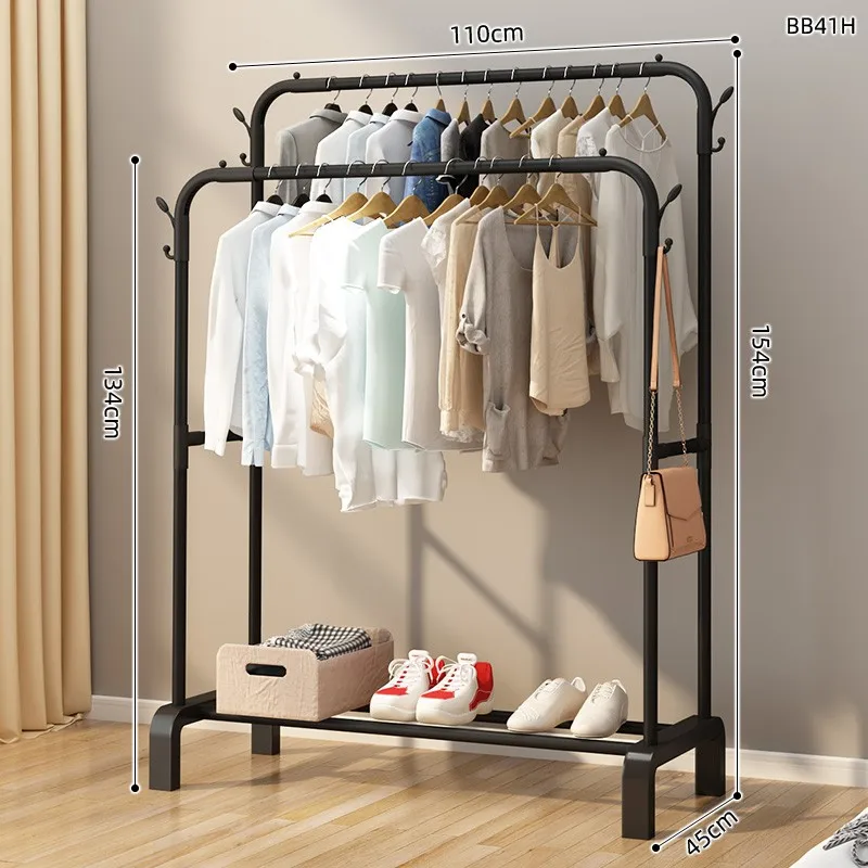 Simple wardrobe household bedroom hanger dormitory assembly wardrobe cabinet modern simple rental room clothes collection art 4