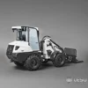 LESU 1/14 AT1050 RC Hydraulic Loader Telescopic Arm Model Radio Control Truck Light Sound Painted Assembled Car Vehicle Model 5