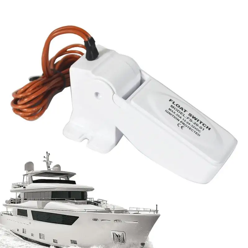 

Bilge Pump Float Switch 12V Automatic Electric Water Pump Boat Marine Float Switch Water Level Controller Flow Sensor Compatible