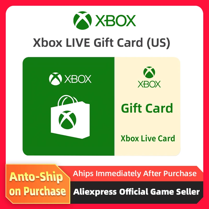 Karta podarunkowa Xbox (USA) [Kod cyfrowy] - Automatycznie wysyłana na e-mail po zakupie