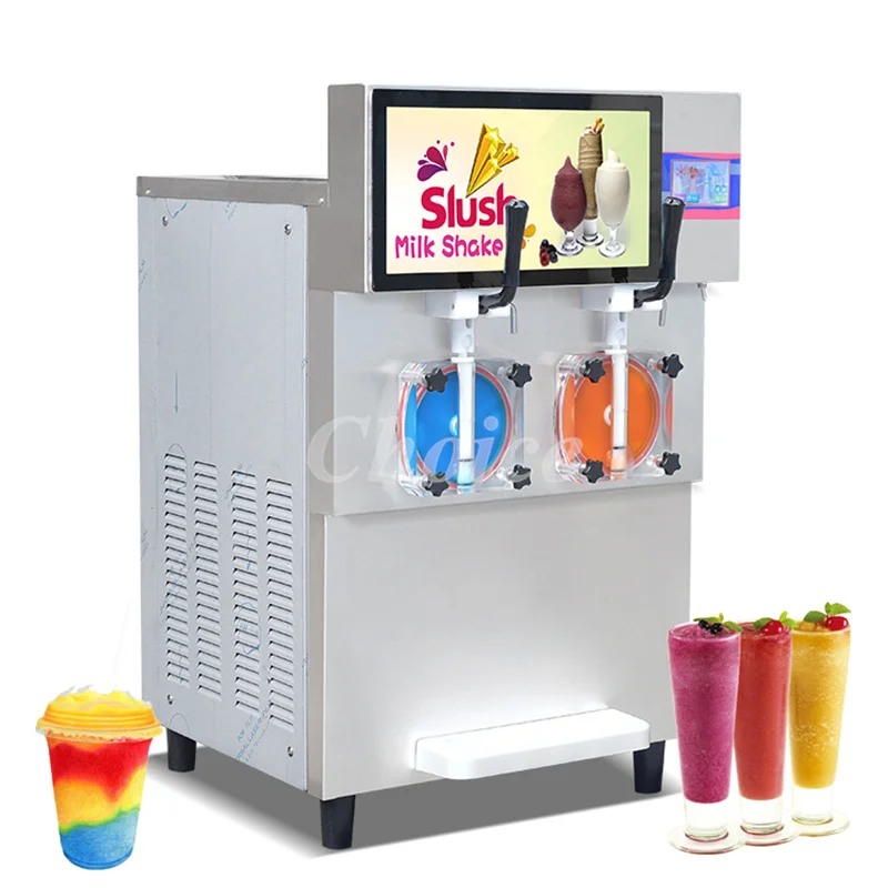 Industrial Cocktail Frozen Drink Maker Ice Slush Machine Commercial