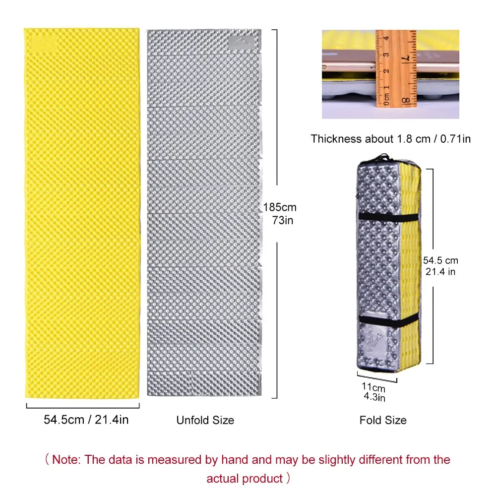 Portable Camping Mat Sleeping Pad Picnic Foam Bed Mattress Travel Trekking Equipment Blanket Waterproof Moistureproof camping mat