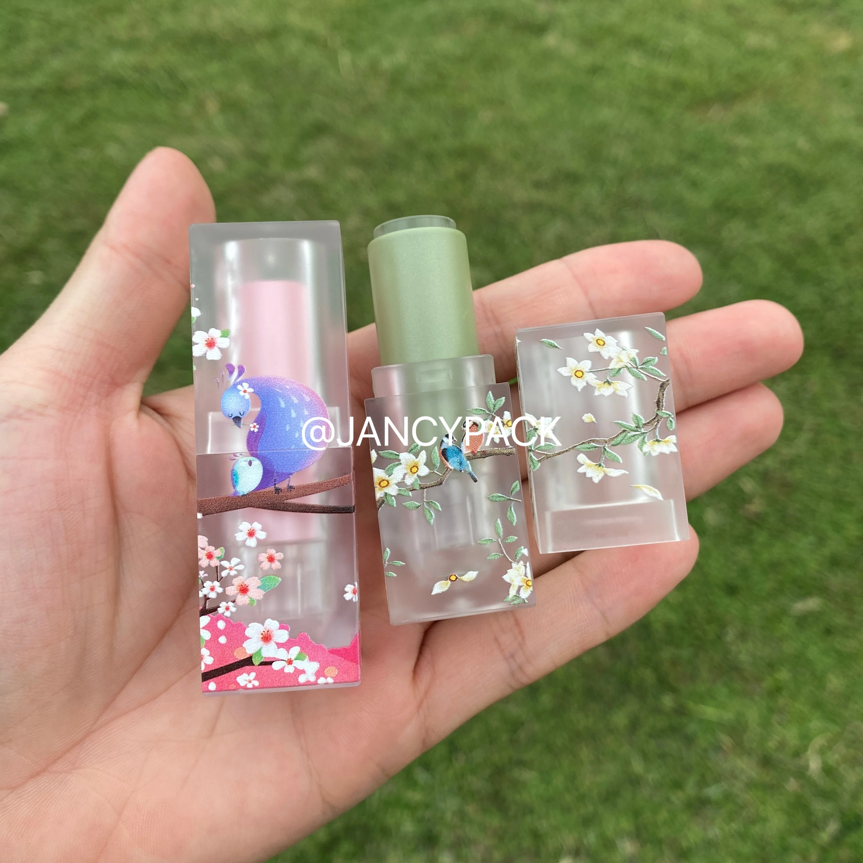 

3.5ml Fresh Scrub Square Lipstick Tube Empty Lip Balm Container Lip Tubes DIY With Sample Pack Bottle Travel Makeup Tool