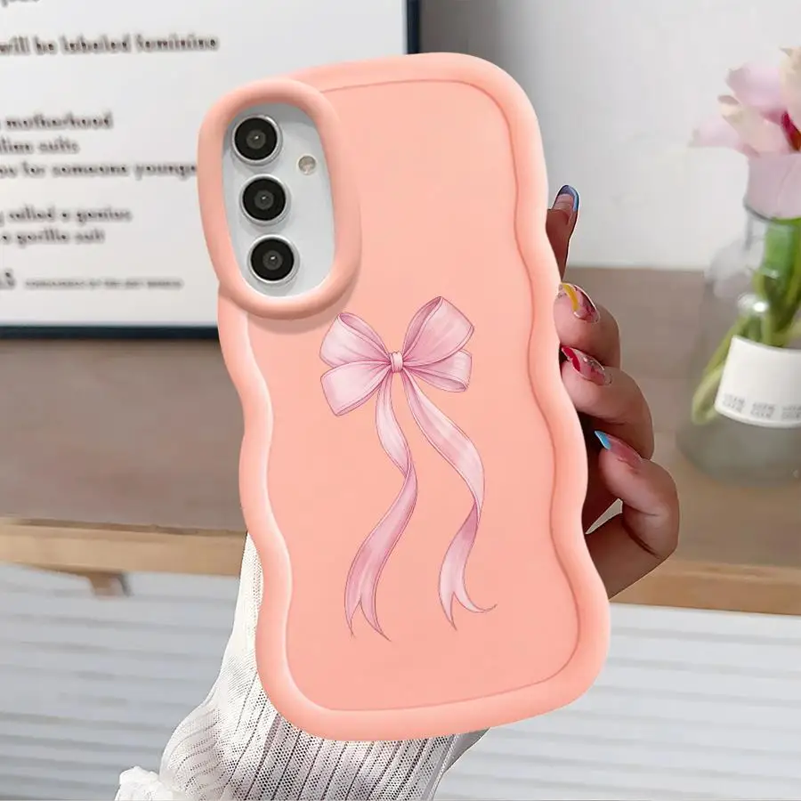Fashion Pink Bow Soft Phone Cover Case