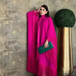 Eid Caftan Elegant Muslim Party Long Dress Abaya Dubai Turkey Islamic Evening Dresses for Women Kaftan Robe Musulmane Vestidos