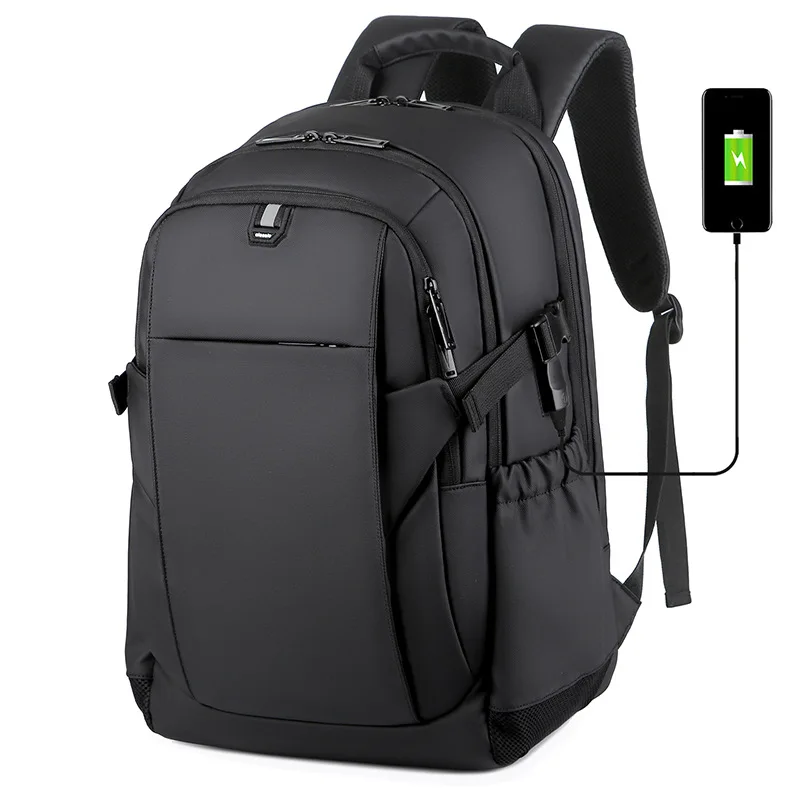 Backpack Men and Women Large Capacity Student Bag Travel Business Leisure Commute Charging Waterproof Laptop Backpack Wholesale