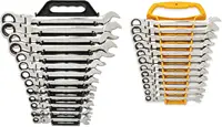25-Pc. Flex Combination Ratcheting Wrench Set, SAE/MM - 86730 1