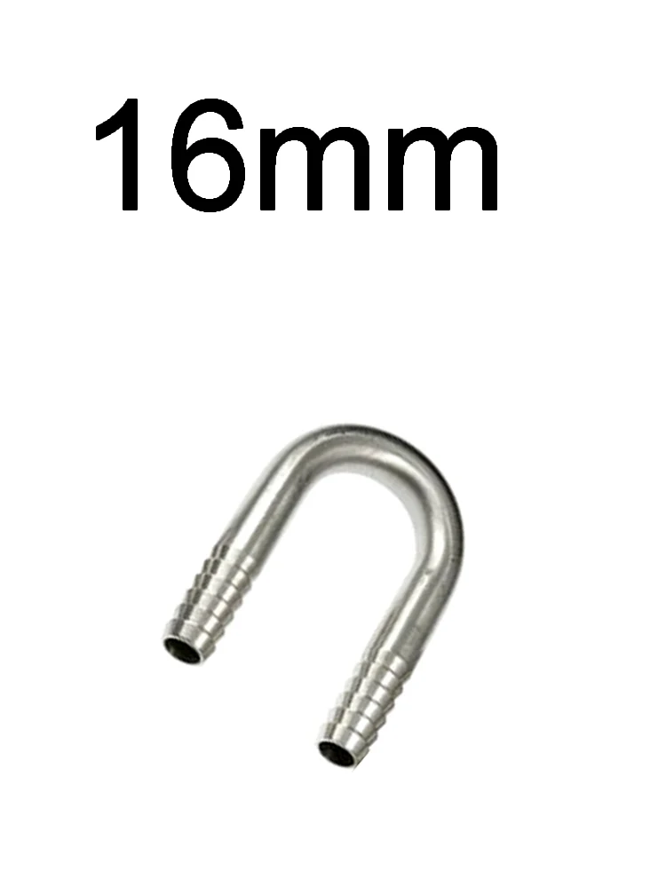 Stainless Steel U-Shaped Elbow Hosetail Pipe Fitting for Water, Gas, and Oil Applications