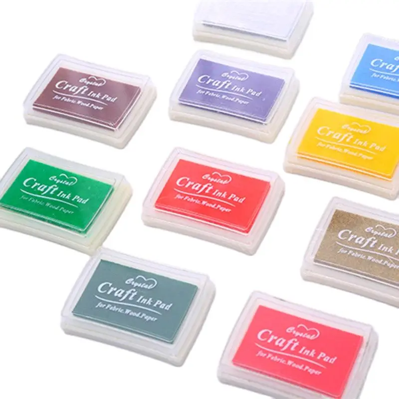 Colorful Scrapbook Gradient inkpads Handmade Stamp ink pad for