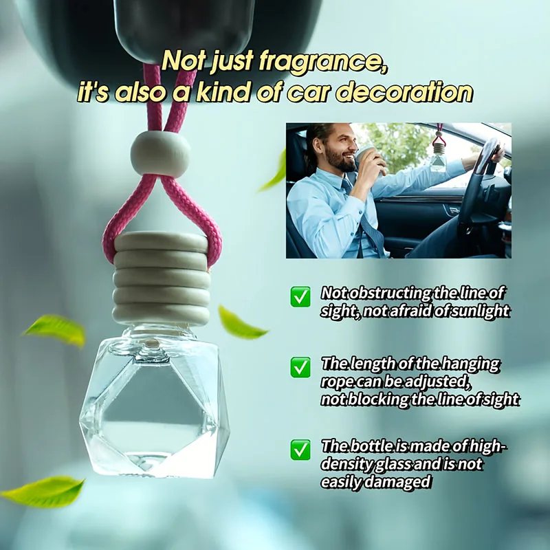 Deodorante per auto, fragranza a lunga durata, adatto per auto, casa, ufficio, bagno, camera da letto, aromaterapia per interni auto - immagine 2