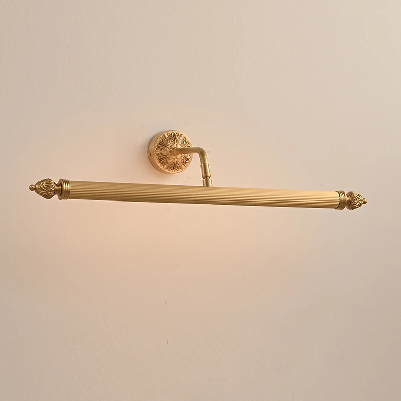 Brass special led lamp for bathroom mirror, villa living room hanging painting lamp, Nordic led wall lamp, Home Lighting