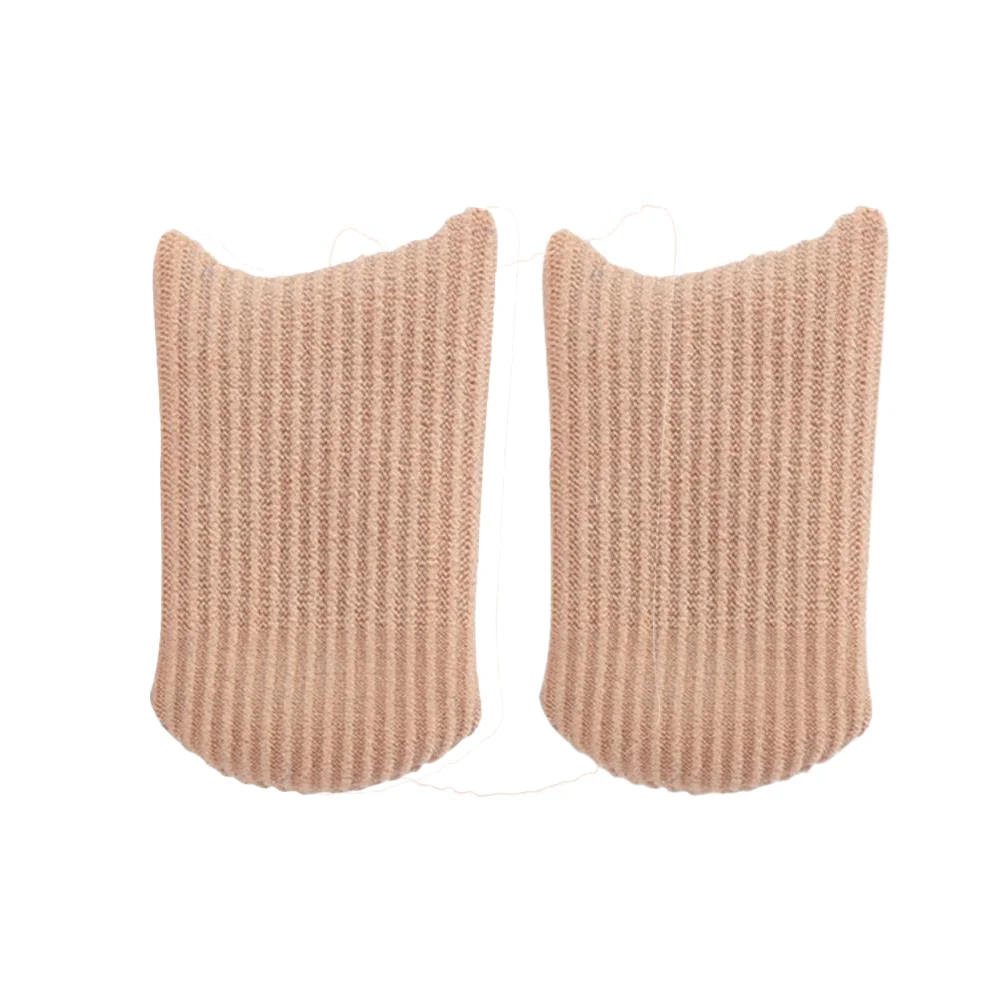 2/5 pezzi protezione per le dita dei piedi in gel per le dita dei piedi grandi protezioni per le dita dei piedi traspiranti in tessuto morbido anti-attrito protezione per le dita dei piedi grandi per uomini e donne